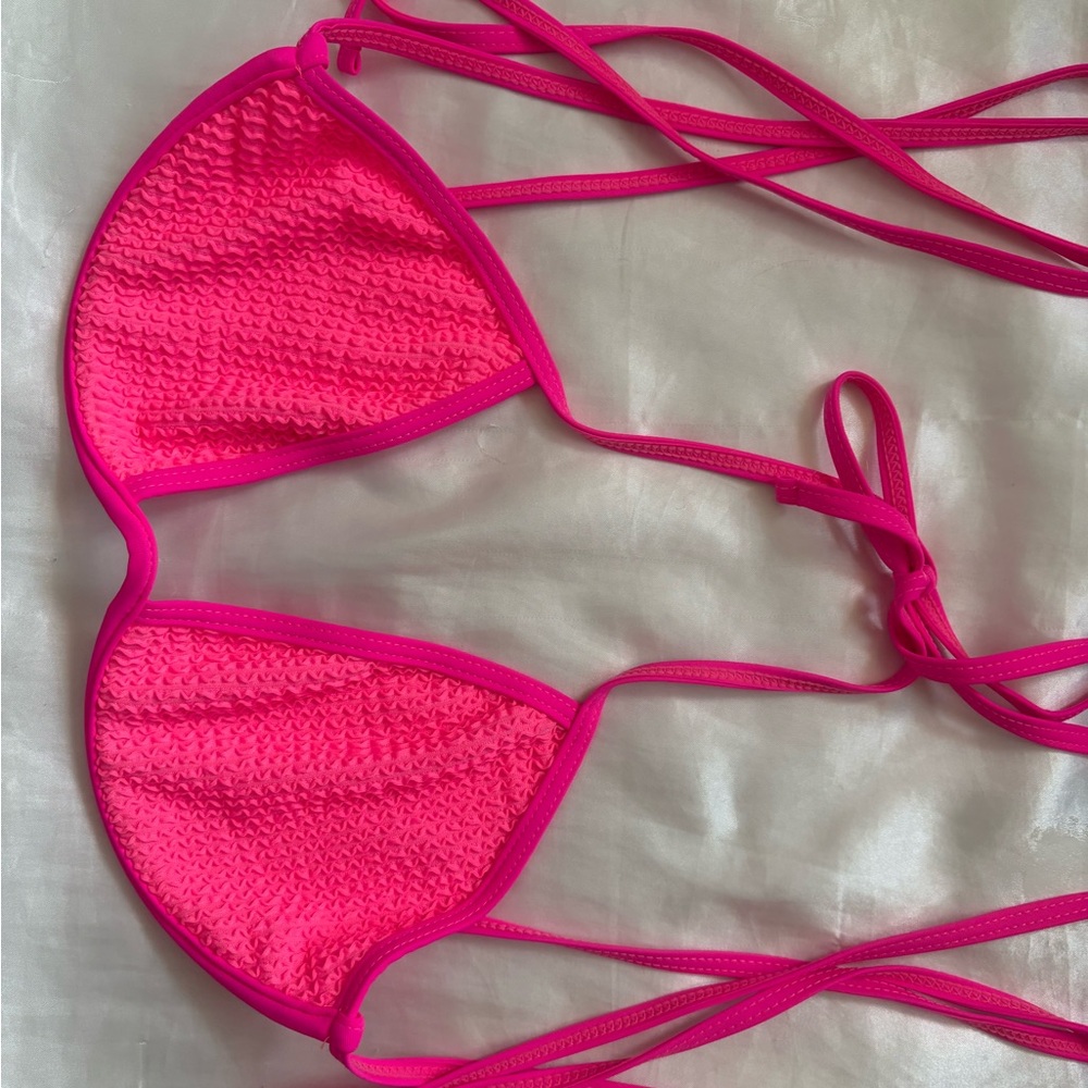 Vibrant Pink Bikini Top